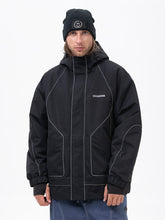 Men's All Weather Mountain Chill Reflective Snow Jacket – Night Skiing & Snowboard